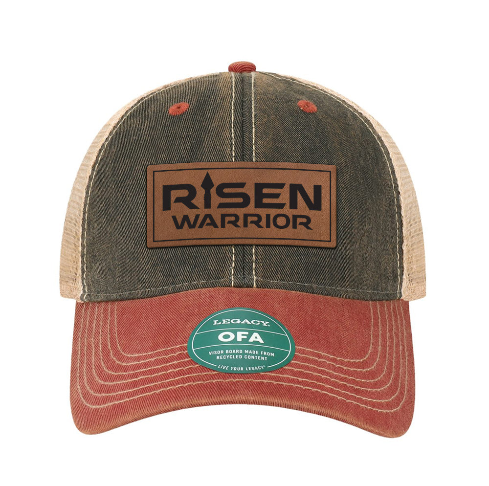 Risen Warrior Leather Patch Dad Hat