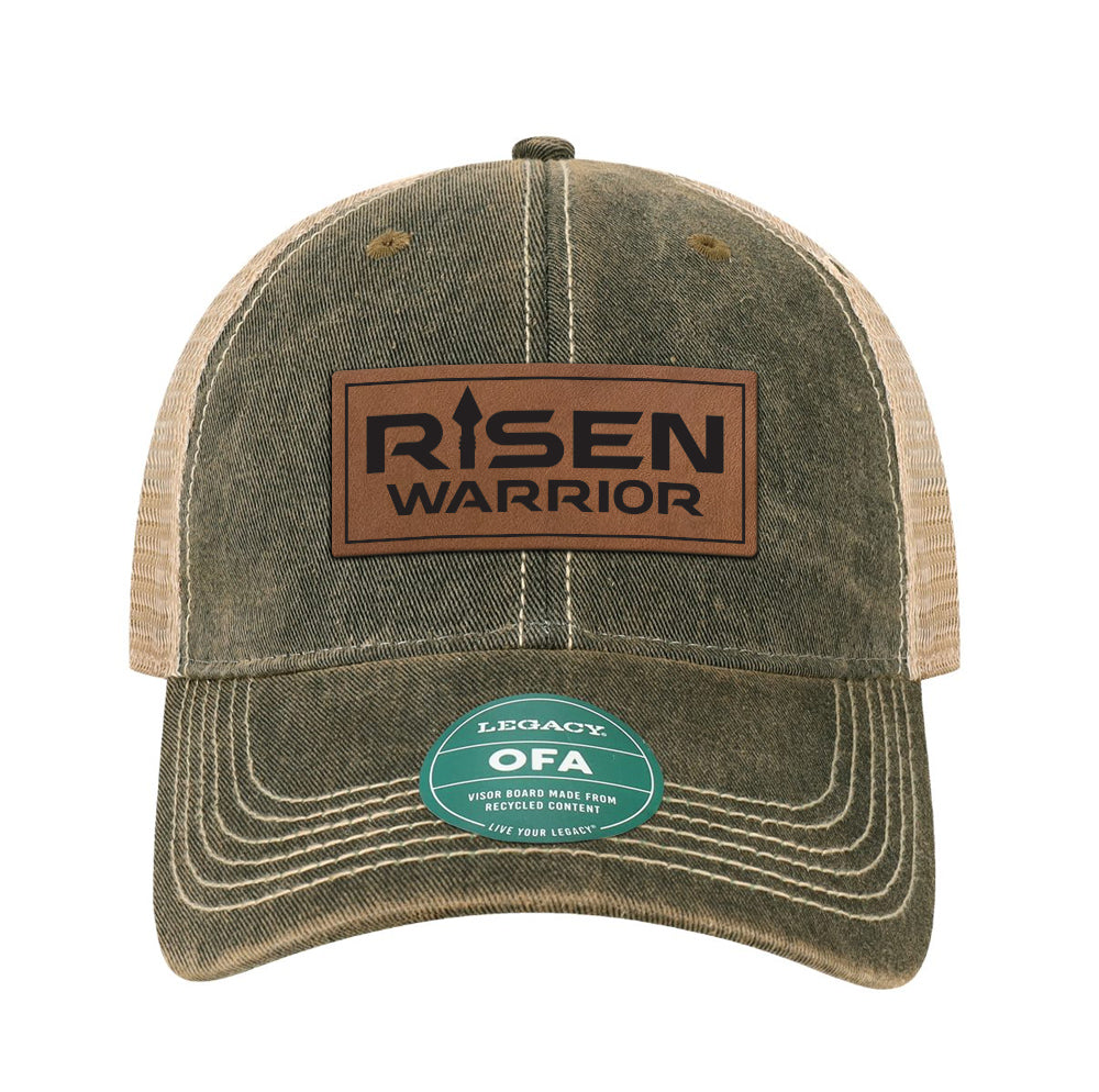 Risen Warrior Leather Patch Dad Hat