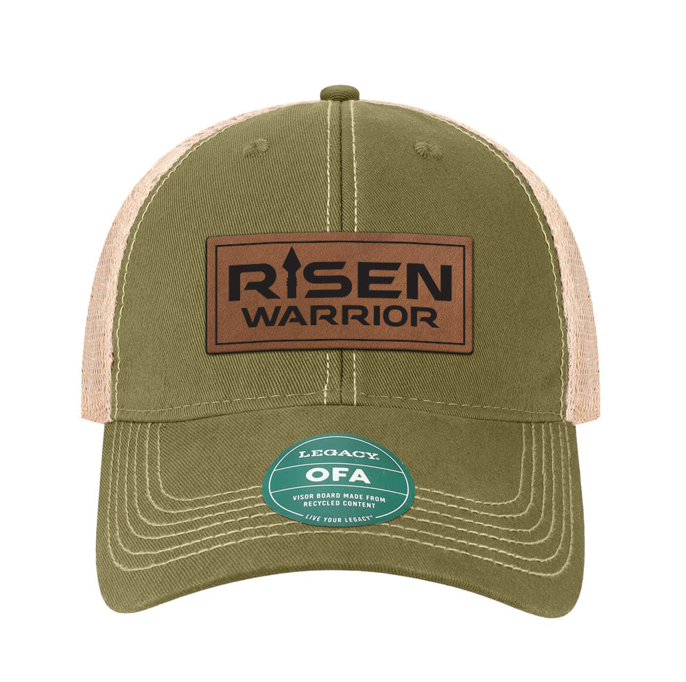 Risen Warrior Leather Patch Dad Hat