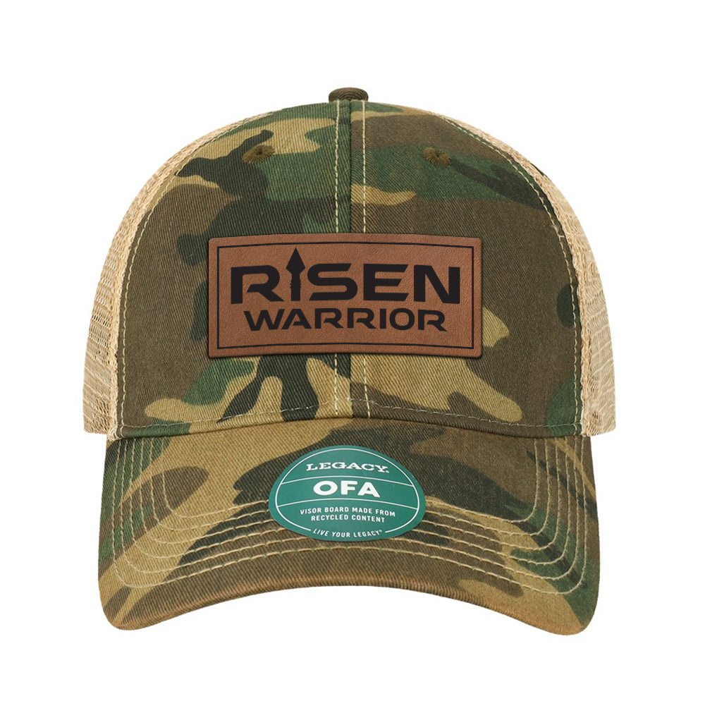 Risen Warrior Leather Patch Dad Hat